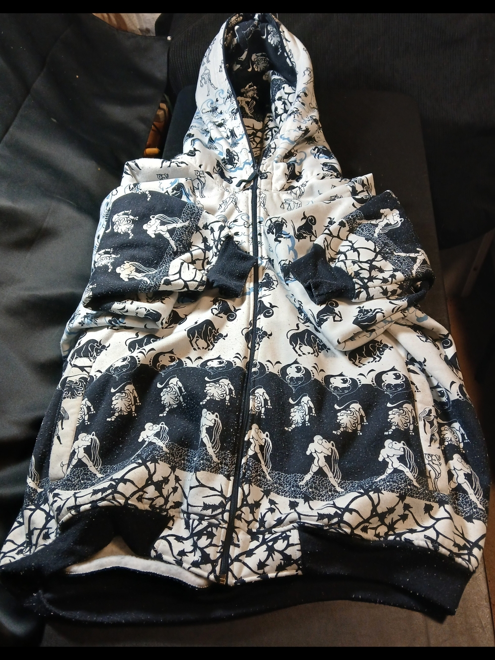 83 RB Raw Blue Size 2xl Hoodie Men's Long Sleeve